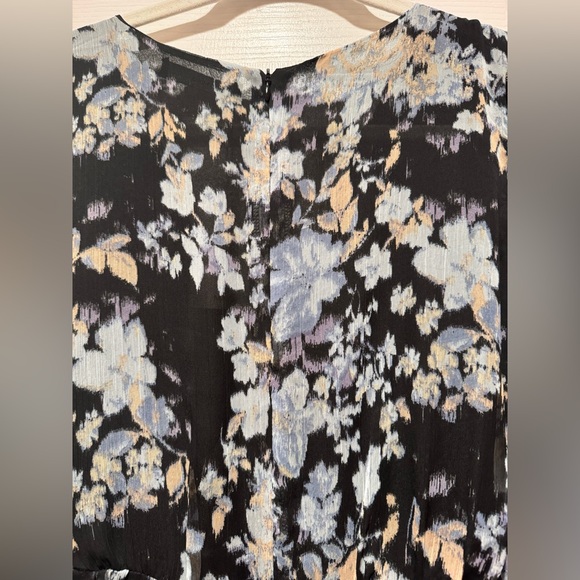 Mango Faux Wrap Midi Dress - Large - Picture 11 of 12